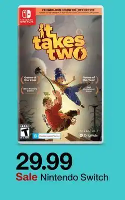 Target It takes two nintendo switch offer