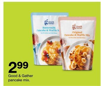 Target Good & gather pancake mix offer