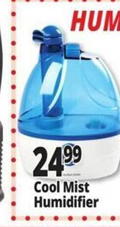 Ocean State Job Lot Cool mist humidifier offer