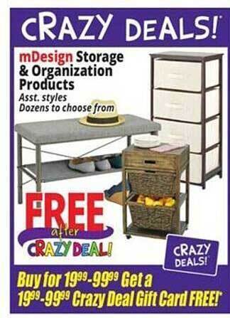 Ocean State Job Lot Mdesign storage & organization products offer