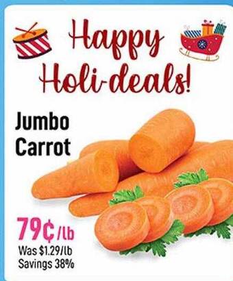 Seafood City Jumbo carrot offer