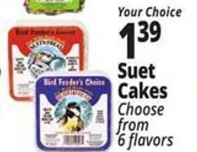 Ocean State Job Lot Suet cakes offer