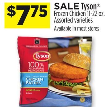 Dollar General Tyson® frozen chicken offer
