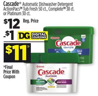 Dollar General Cascade® offer