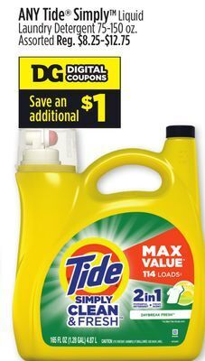 Dollar General Any tide® simply™ offer
