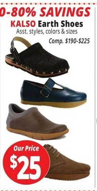 Ocean State Job Lot Kalso earth shoes offer