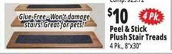 Ocean State Job Lot Peel & stick plush stair treads offer