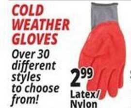 Ocean State Job Lot Cold weather gloves offer