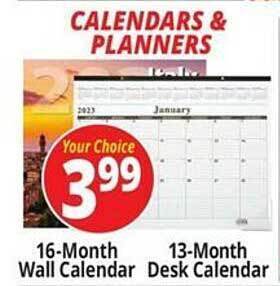 Ocean State Job Lot Calendars & planners offer