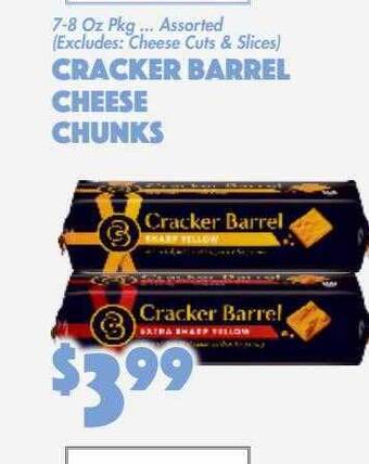 The Food Emporium Cracker barrel cheese chunks offer