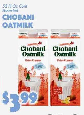 The Food Emporium Chobani oatmilk offer