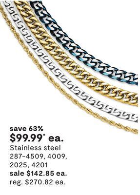JC Penney Stainless steel offer