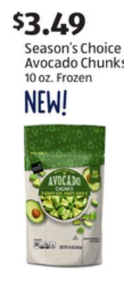 Aldi Season's choice avocado chunks offer