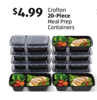 Aldi Crofton 20-piece meal prep containers offer