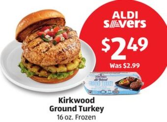 Aldi Kirkwood ground turkey offer