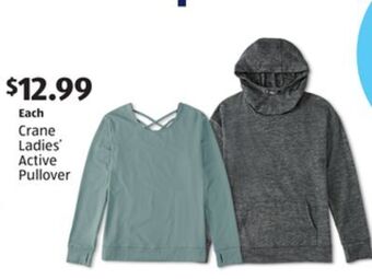 Aldi Crane ladies' active pullover offer