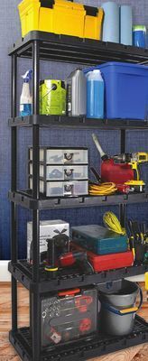 Ace Hardware Gracious living® 5-shelf heavy duty shelving unit offer