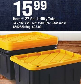 Ace Hardware Homz® 27-gal. utility tote offer