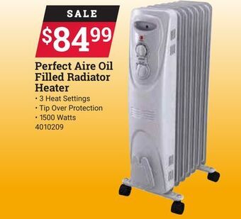 Ace Hardware Perfect aire oil filled radiator heater offer