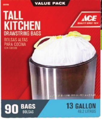 Ace Hardware Ace® trash bags offer