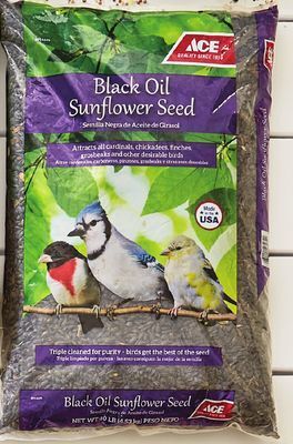 Ace Hardware Ace® 20 lb. wild bird food or 10 lb. black oil sunflower seed offer