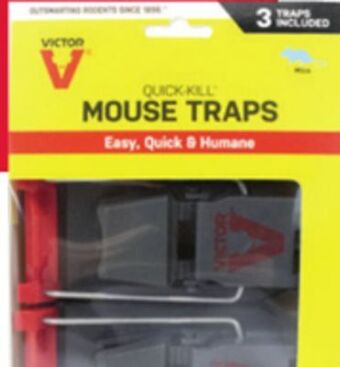 Ace Hardware Victor® fast-kill® refillable mouse bait station or quick-kill® mouse trap 3/pk. offer