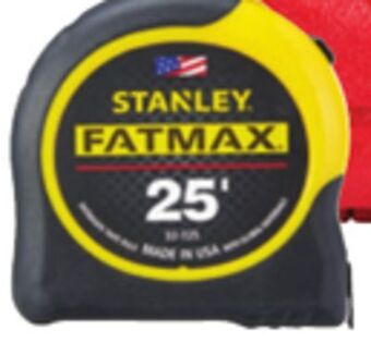 Ace Hardware Stanley® 25' tape measure offer
