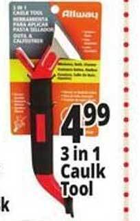 Ocean State Job Lot 3 in 1 caulk tool offer