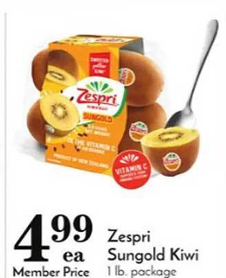 Pavilions Zespri sungold kiwi offer