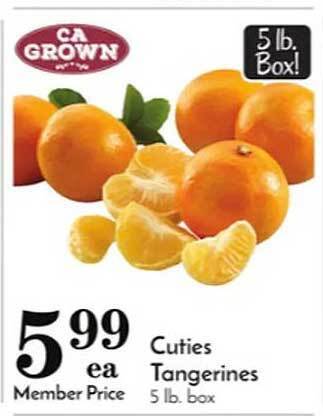 Pavilions Cuties tangerines offer