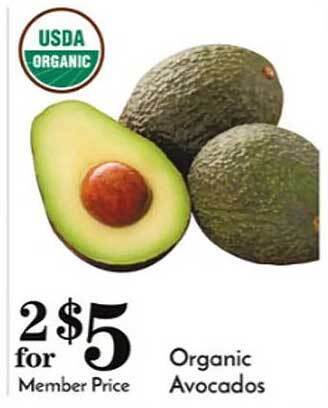 Pavilions Organic avocados offer
