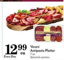 Pavilions Veroni antipasto platter offer