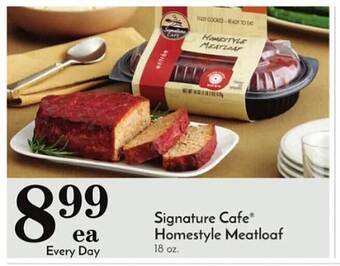 Pavilions Signature cafe homestyle meatloaf offer