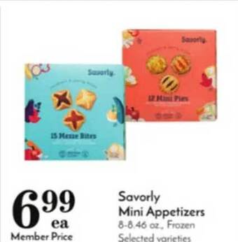 Pavilions Savorly mini appetizers offer