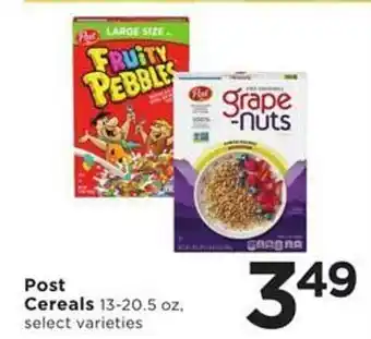 Cub Foods Post cereals offer