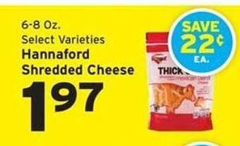 Hannaford Hannaford shredded cheese offer