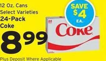 Hannaford 24-pack coke offer