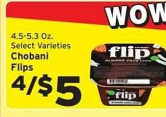 Hannaford Chobani flips offer