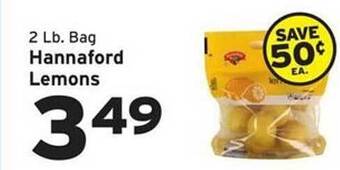 Hannaford Hannaford lemons offer
