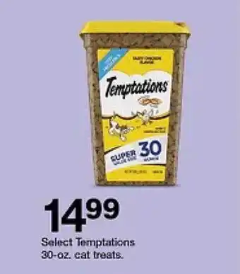 Target Select temptaions cat treats offer