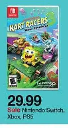 Target Nintendo switch. box, ps5 offer