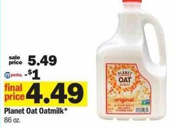 Meijer Planet oat oatmilk* offer
