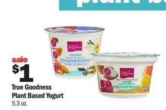 Meijer True goodness plant based yogurt offer
