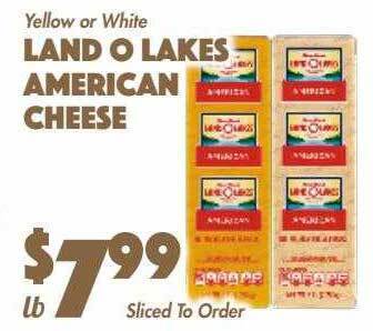 The Food Emporium Land o lakes american cheese offer