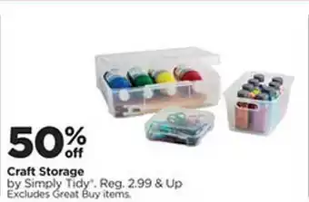 Michaels Craft storage offer