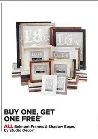 Michaels Belmont frames & shadow boxes by studio decor offer