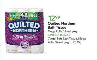 Publix Quilted northern bath tissue offer