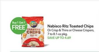 Publix Nabisco ritz toasted chips offer