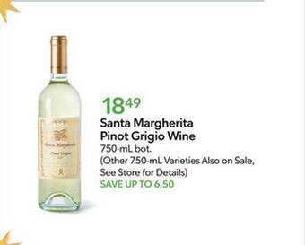 Publix Santa margherita pinot grigio wine offer