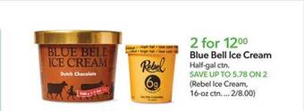 Publix Blue bell ice cream offer